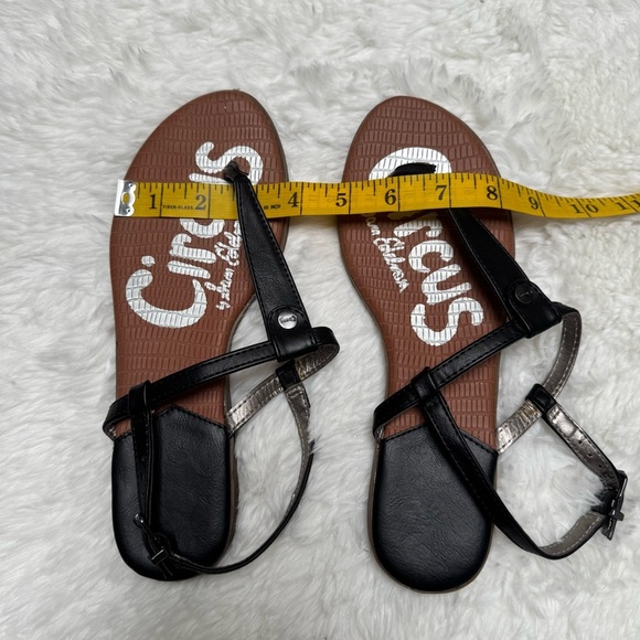 Circus Sam Edelman Cayden Black Sandals Size 8 - Picture 8 of 10